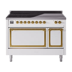 ILVE Nostalgie II Noblesse 48 inch Induction Range with 6 Elements - UNI486 - The Home Selection