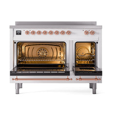 ILVE Nostalgie II Noblesse 48 inch Induction Range with 6 Elements - UNI486 - The Home Selection