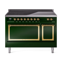 ILVE Nostalgie II Noblesse 48 inch Induction Range with 6 Elements - UNI486 - The Home Selection