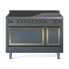 ILVE Nostalgie II Noblesse 48 inch Induction Range with 6 Elements - UNI486 - The Home Selection