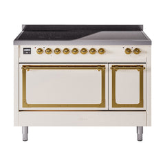 ILVE Nostalgie II Noblesse 48 inch Induction Range with 6 Elements - UNI486 - The Home Selection