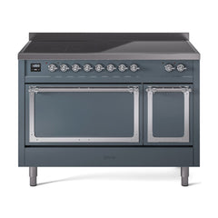 ILVE Nostalgie II Noblesse 48 inch Induction Range with 6 Elements - UNI486 - The Home Selection