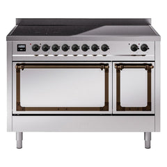 ILVE Nostalgie II Noblesse 48 inch Induction Range with 6 Elements - UNI486 - The Home Selection