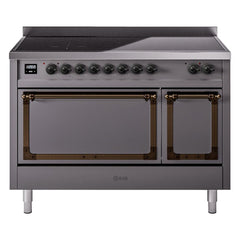 ILVE Nostalgie II Noblesse 48 inch Induction Range with 6 Elements - UNI486 - The Home Selection