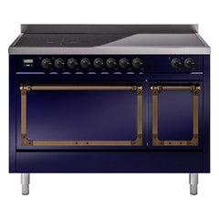 ILVE Nostalgie II Noblesse 48 inch Induction Range with 6 Elements - UNI486 - The Home Selection