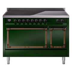 ILVE Nostalgie II Noblesse 48 inch Induction Range with 6 Elements - UNI486 - The Home Selection