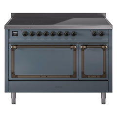 ILVE Nostalgie II Noblesse 48 inch Induction Range with 6 Elements - UNI486 - The Home Selection
