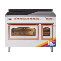 ILVE Nostalgie II Noblesse 48 inch Induction Range with 6 Elements - UNI486 - The Home Selection