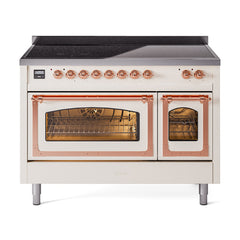 ILVE Nostalgie II Noblesse 48 inch Induction Range with 6 Elements - UNI486 - The Home Selection