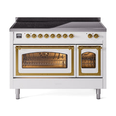 ILVE Nostalgie II Noblesse 48 inch Induction Range with 6 Elements - UNI486 - The Home Selection
