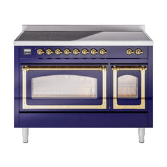 ILVE Nostalgie II Noblesse 48 inch Induction Range with 6 Elements - UNI486 - The Home Selection