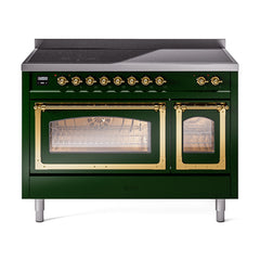 ILVE Nostalgie II Noblesse 48 inch Induction Range with 6 Elements - UNI486 - The Home Selection