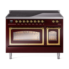 ILVE Nostalgie II Noblesse 48 inch Induction Range with 6 Elements - UNI486 - The Home Selection