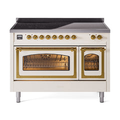 ILVE Nostalgie II Noblesse 48 inch Induction Range with 6 Elements - UNI486 - The Home Selection