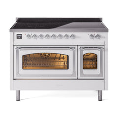 ILVE Nostalgie II Noblesse 48 inch Induction Range with 6 Elements - UNI486 - The Home Selection