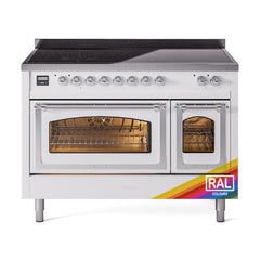 ILVE Nostalgie II Noblesse 48 inch Induction Range with 6 Elements - UNI486 - The Home Selection