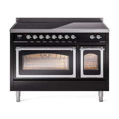 ILVE Nostalgie II Noblesse 48 inch Induction Range with 6 Elements - UNI486 - The Home Selection