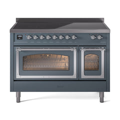 ILVE Nostalgie II Noblesse 48 inch Induction Range with 6 Elements - UNI486 - The Home Selection