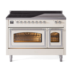 ILVE Nostalgie II Noblesse 48 inch Induction Range with 6 Elements - UNI486 - The Home Selection