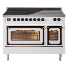 ILVE Nostalgie II Noblesse 48 inch Induction Range with 6 Elements - UNI486 - The Home Selection