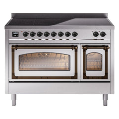 ILVE Nostalgie II Noblesse 48 inch Induction Range with 6 Elements - UNI486 - The Home Selection