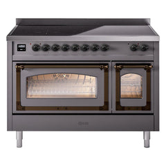 ILVE Nostalgie II Noblesse 48 inch Induction Range with 6 Elements - UNI486 - The Home Selection
