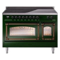ILVE Nostalgie II Noblesse 48 inch Induction Range with 6 Elements - UNI486 - The Home Selection