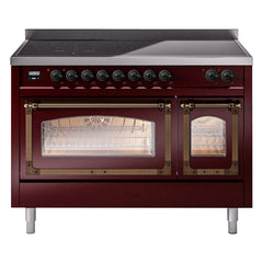 ILVE Nostalgie II Noblesse 48 inch Induction Range with 6 Elements - UNI486 - The Home Selection