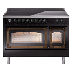 ILVE Nostalgie II Noblesse 48 inch Induction Range with 6 Elements - UNI486 - The Home Selection