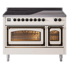 ILVE Nostalgie II Noblesse 48 inch Induction Range with 6 Elements - UNI486 - The Home Selection