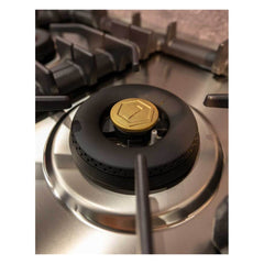 ILVE Professional Plus II 30 inch Built-In Gas Cooktop with 5 Burners, in Stainless Steel - UHCPT75SS - The Home Selection