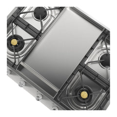 ILVE Professional Plus II 36" Built-In Cooktop with 4 Burners & Griddle – Stainless Steel - UHCP965FSS - The Home Selection