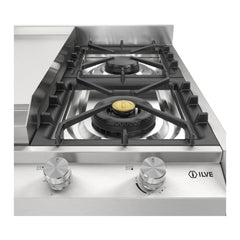 ILVE Professional Plus II 36" Built-In Cooktop with 4 Burners & Griddle – Stainless Steel - UHCP965FSS - The Home Selection