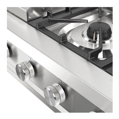 ILVE Professional Plus II 36" Built-In Gas Rangetop with 4 Burners & Griddle – Stainless Steel - UHCP36FSS - The Home Selection