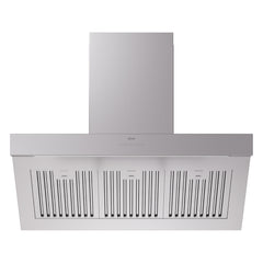 ILVE Professional Plus II 36 Inch Stainless Steel Wall Mount Range Hood 600 CFM 4 Speed LED Lighting - UAGQ36SS - The Home Selection