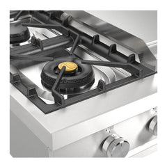 ILVE Professional Plus II 48" Built-In Rangetop with 6 Burners & Griddle – Stainless Steel - UHCP48FSS - The Home Selection