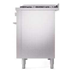 ILVE Professional Plus II 48" Dual Fuel Range 8 Sealed Burners + Griddle - UP48F - The Home Selection