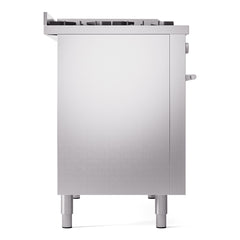 ILVE Professional Plus II 48" Dual Fuel Range 8 Sealed Burners + Griddle - UP48F - The Home Selection