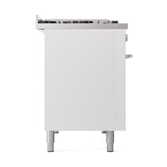 ILVE Professional Plus II 48" Dual Fuel Range 8 Sealed Burners + Griddle - UP48F - The Home Selection
