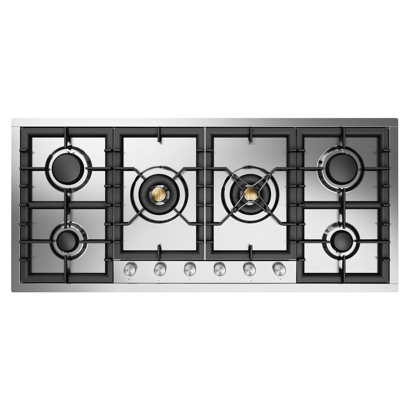 ILVE Professional Plus II 48 Inch Built In Cooktop with Total Black Brass Burner - UHCPT125 - The Home Selection