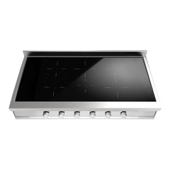 ILVE Professional Plus II 48 inch Built-In Induction Rangetop, in Stainless Steel - UHCPI486SS - The Home Selection