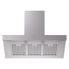 ILVE Professional Plus II 48 Inch Stainless Steel Wall Mount Range Hood 600 CFM 4 Speed LED Lighting - UAGQ48SS - The Home Selection