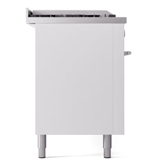 ILVE Professional Plus II 60 Inch Dual Fuel Range with 7 Sealed Burners, Griddle & French Top - UP60FS - The Home Selection