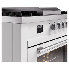 ILVE Professional Plus II 60 Inch Dual Fuel Range with 7 Sealed Burners, Griddle & French Top - UP60FS - The Home Selection