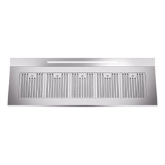 ILVE Professional Plus II 60 Inch Stainless Steel Wall Mount Range Hood 600 CFM 4 Speed LED Lighting - UAGQ60SS - The Home Selection