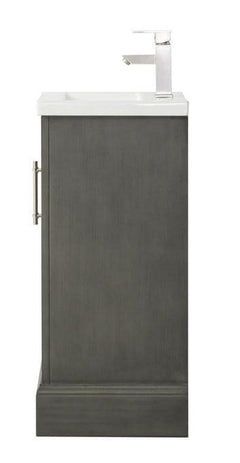 Vanity Art 20-Inch Silver Grey Bathroom Vanity with Ceramic Sink and Top - CVE20