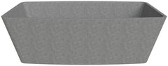 Alfi 71  Solid Concrete Rectangular Freestanding Bathtub - ABCO71TUB