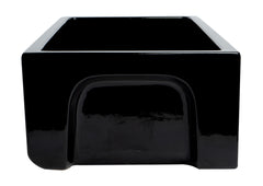 Alfi 36  Reversible Smooth / Fluted Single Bowl Fireclay Farm Sink - AB3618HS