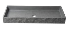 Alfi 39  Solid Concrete Gray Matte Trough Sink for the Bathroom - ABCO39TR