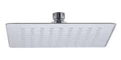 Alfi Solid 8" Square Ultra Thin Rain Shower Head - Brushed Stainless Steel